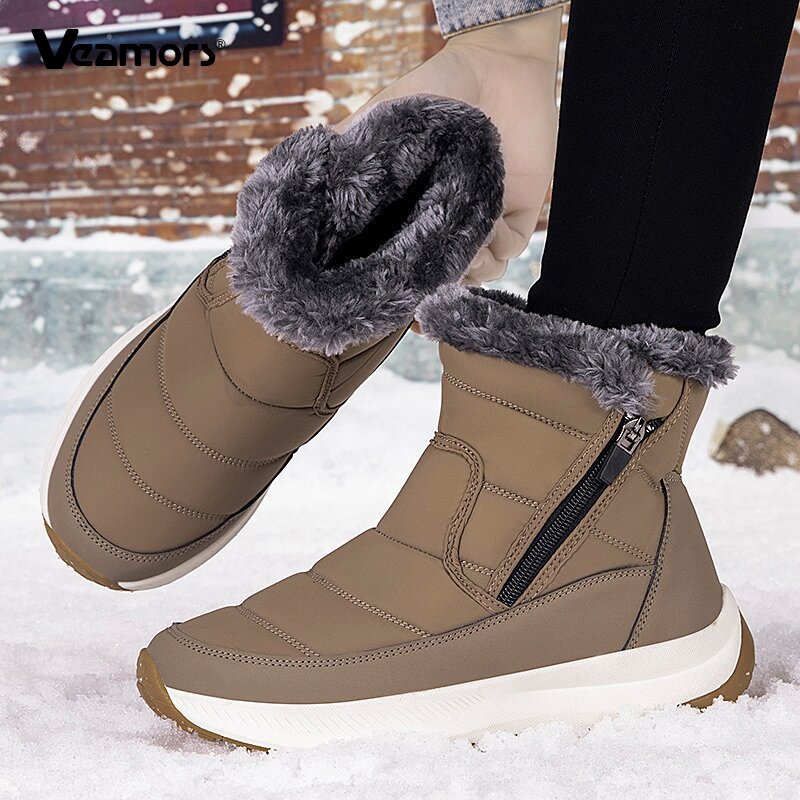 Women'S Fashion Hiking Boots - Fashion Women Snow Boots High-top Winter