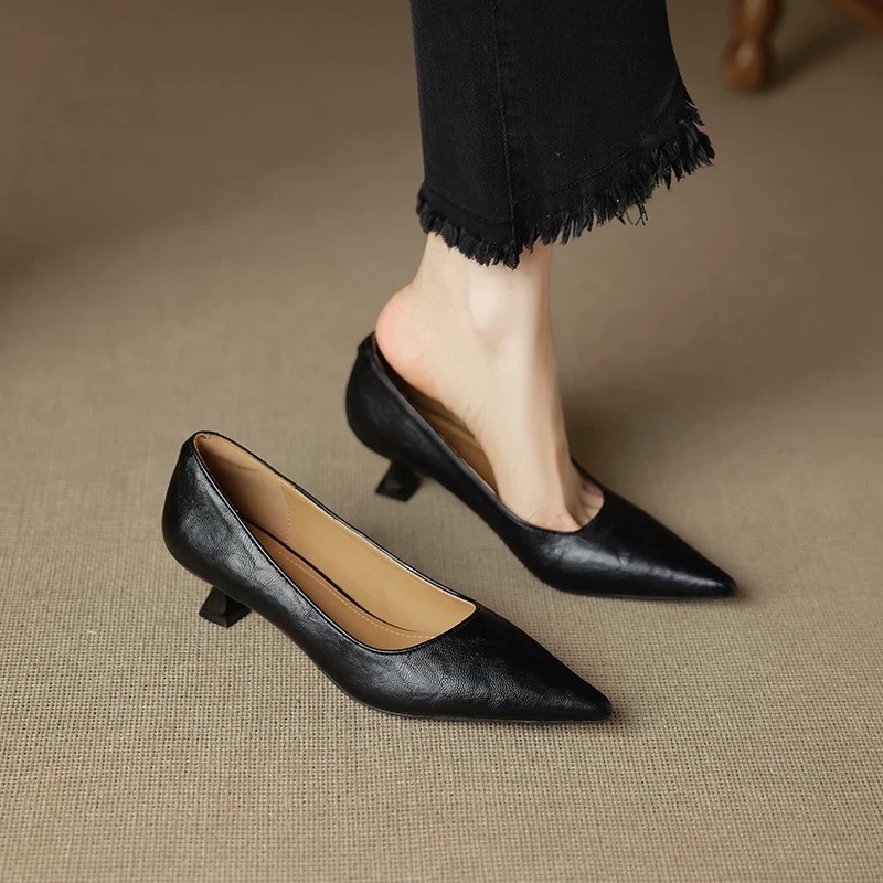 Women Fashion Simple - Simple Stiletto Single Shoes Autumn Fashion