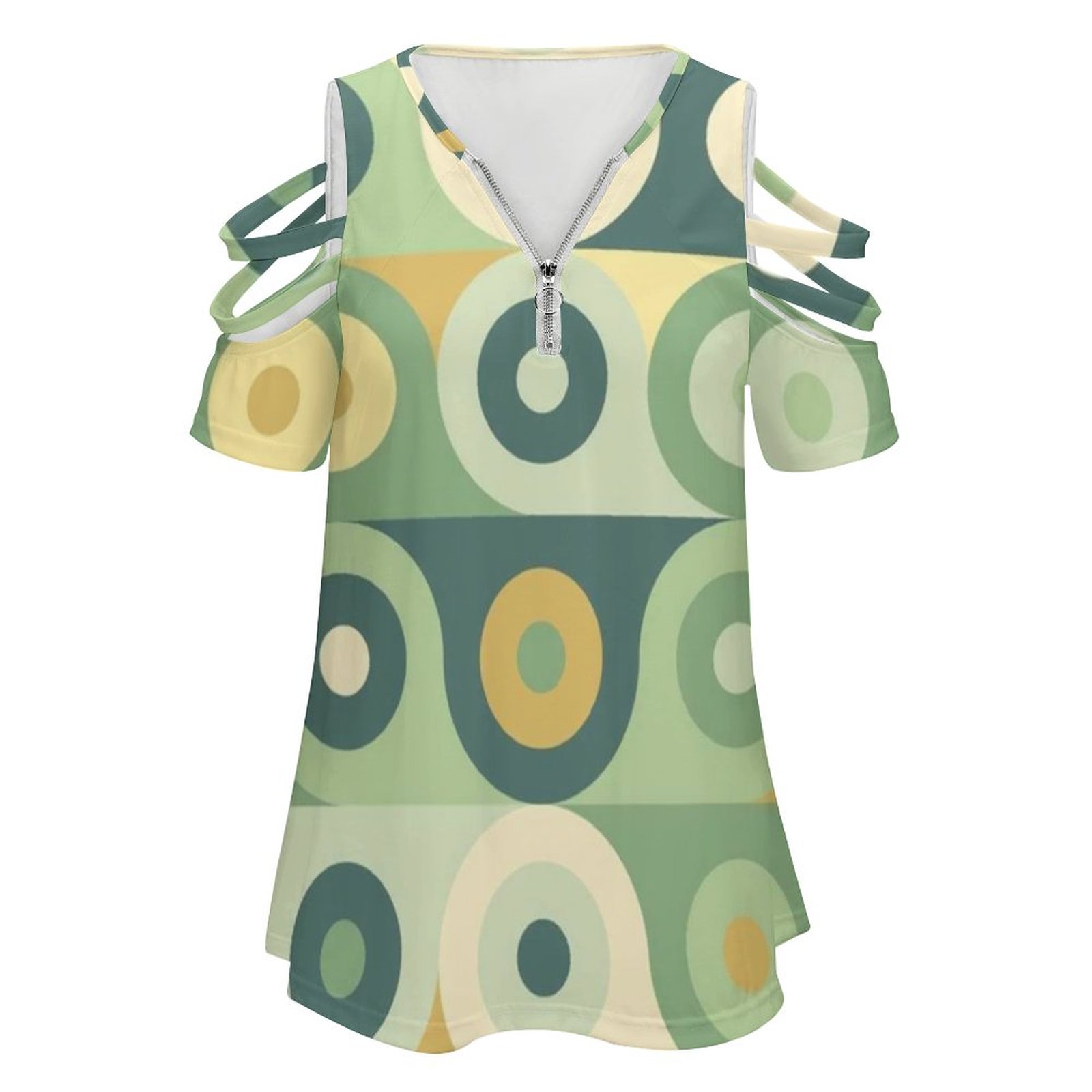 Groovy 70's Pattern Women Zipp - Women'S Fashion Of The 60S 评论和价格