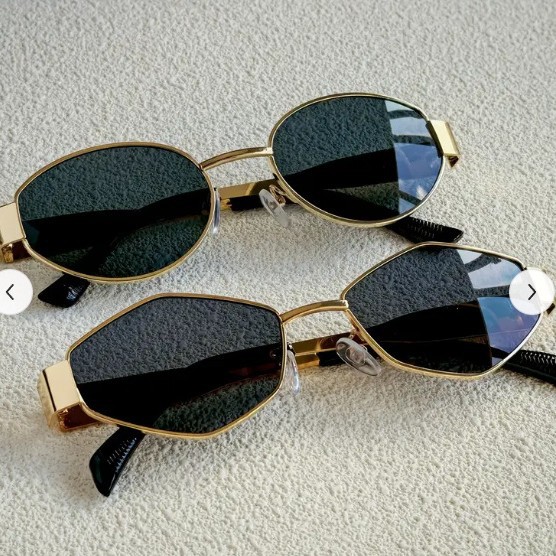 Trendy Round Frame Metal Sungl - Women Fashion Glasses 评论和价格