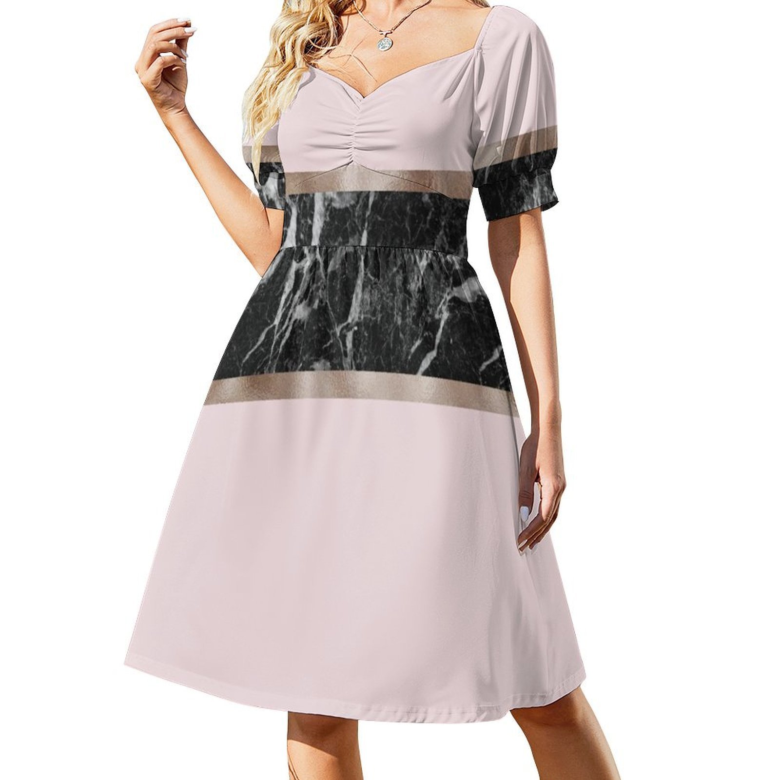 Strawberries And Cream-Black M - Women Fashion Gown 评论和价格