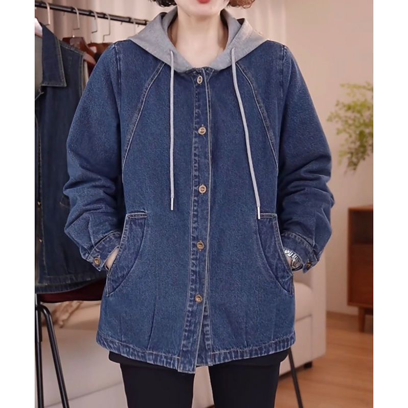 European High-Quality Denim Ja - Women Fashion Jeans Top 评论和价格