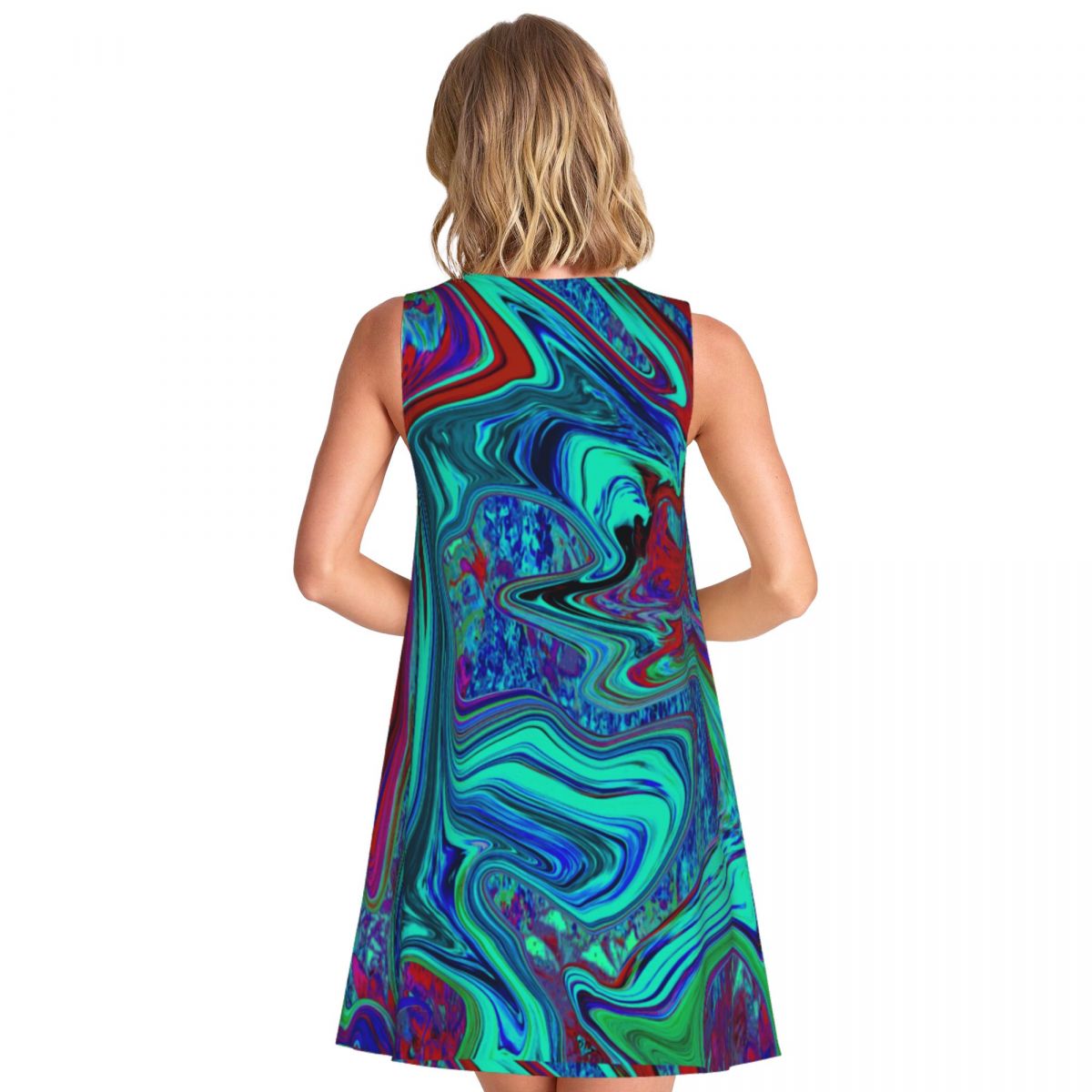 Retro 60s Ar Dress Groovy Abst - Women'S Fashion Of The 60S 评论和价格