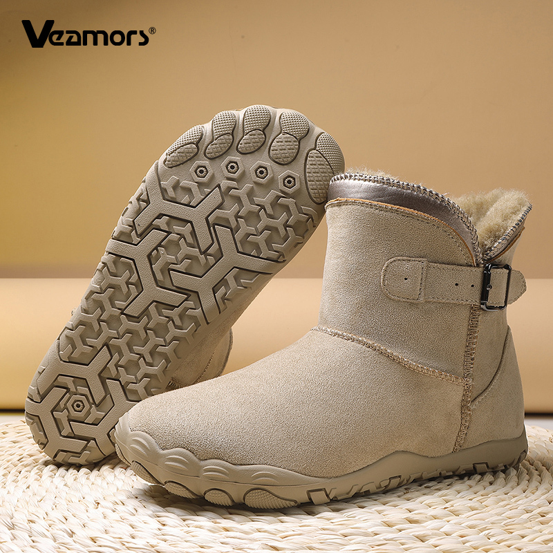Plush Warm Women Snow Boots No - Women'S Fashion Hiking Boots 评论和价格