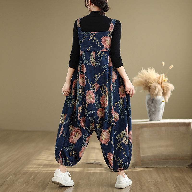 Loose Casual Denim Overalls fo - Women'S Fashion Overalls 评论和价格