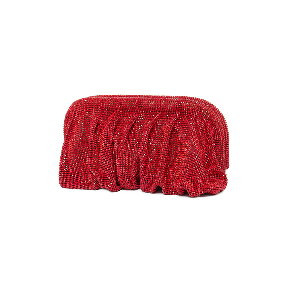 Red Aluminum Mesh Rhinestone P - Women Fashion Reddit 评论和价格