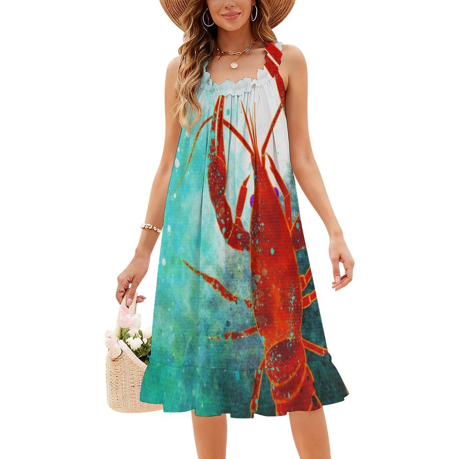 Big Ole Crawdaddy Far From Hom - Women Fashion Gown 评论和价格