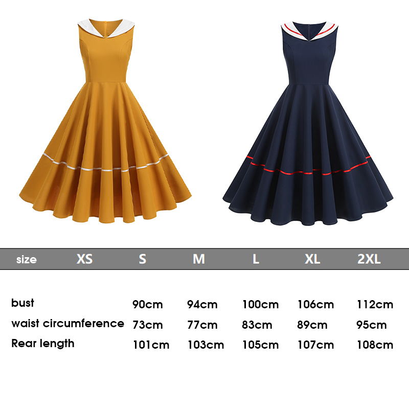50s 60s Vintage Navy Style Dr - Women'S Fashion Of The 60S 评论和价格