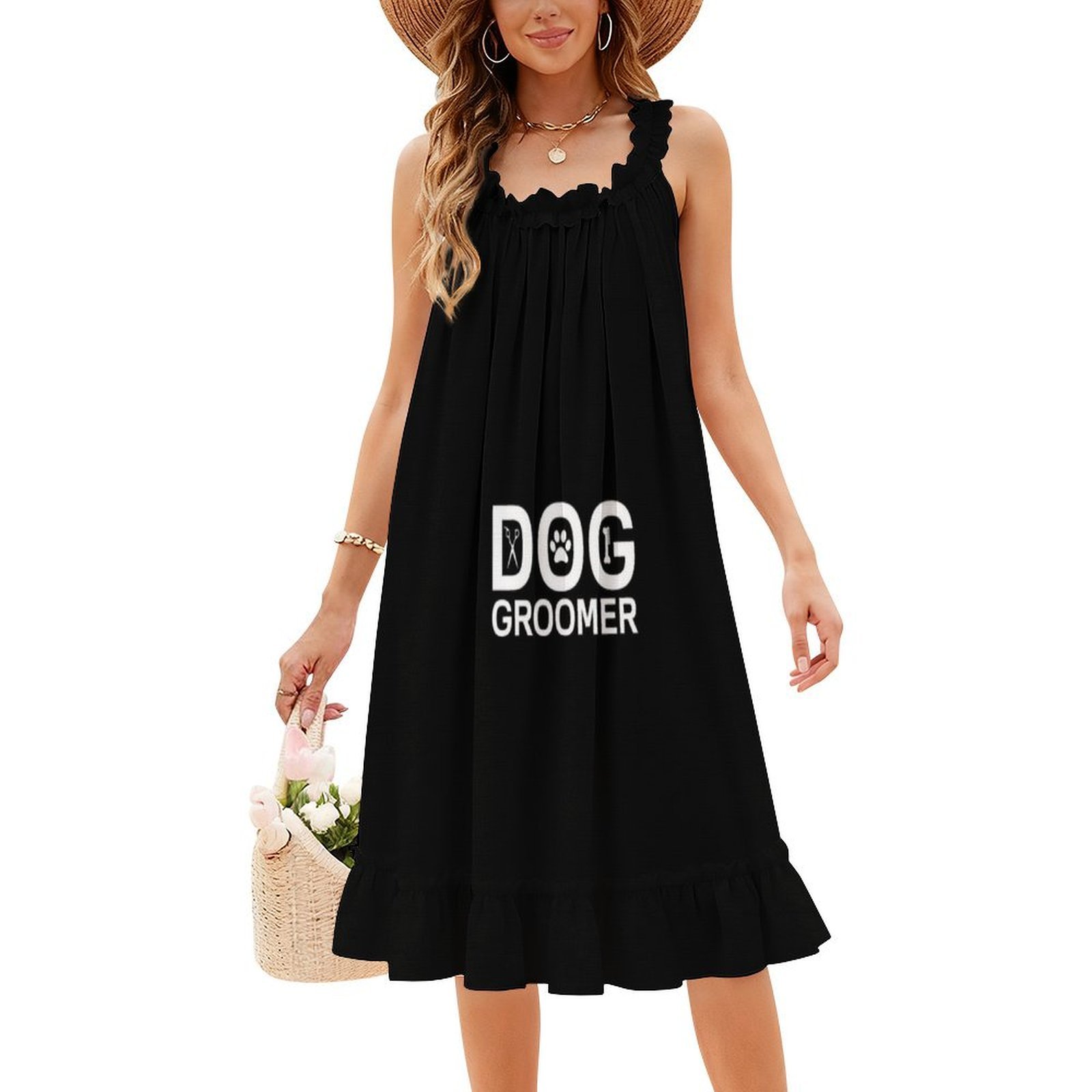 Dog Groomer Boho Chic Dress El - Women Fashion Gown 评论和价格