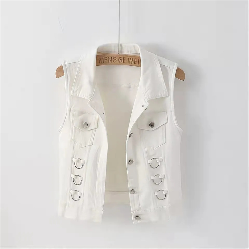 Fashion Denim Vest Female Spri - Women Fashion Jeans Top 评论和价格