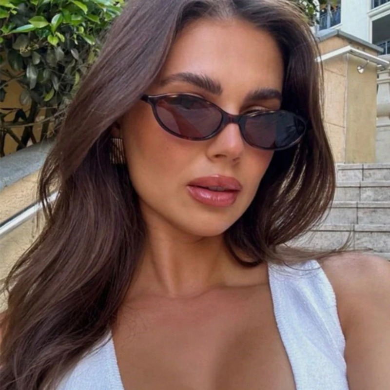 Retro Oval Frame Sunglasses Fa - Women Fashion Glasses 评论和价格