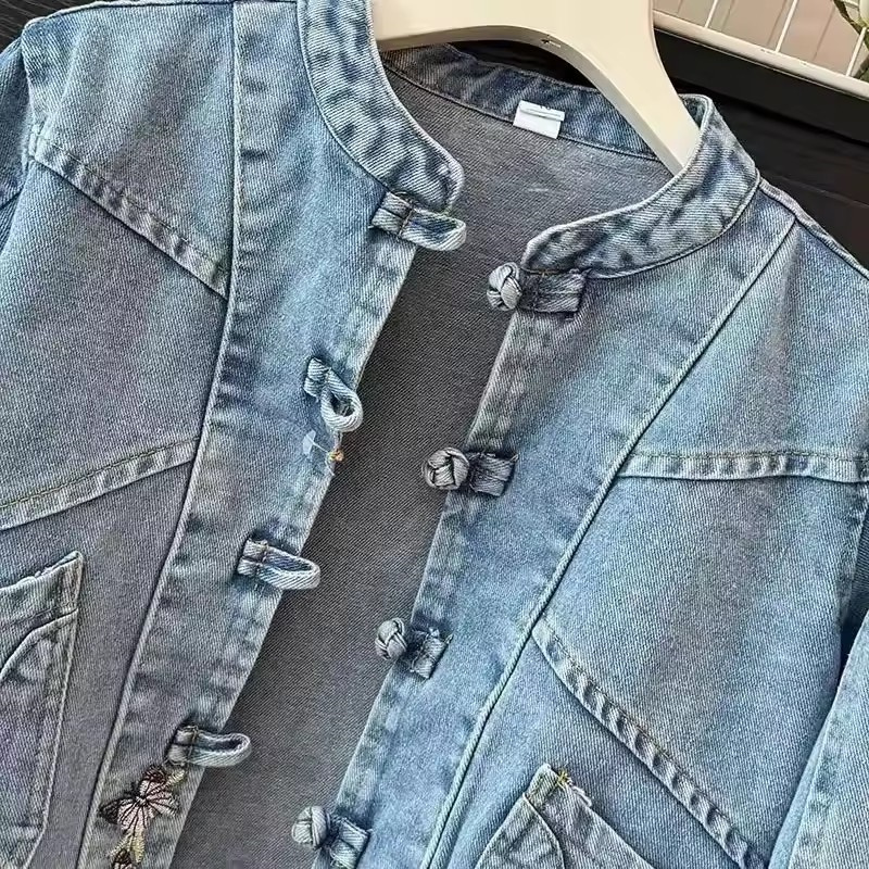 2025 Spring Autumn New Fashion - Women Fashion Jeans Top 评论和价格