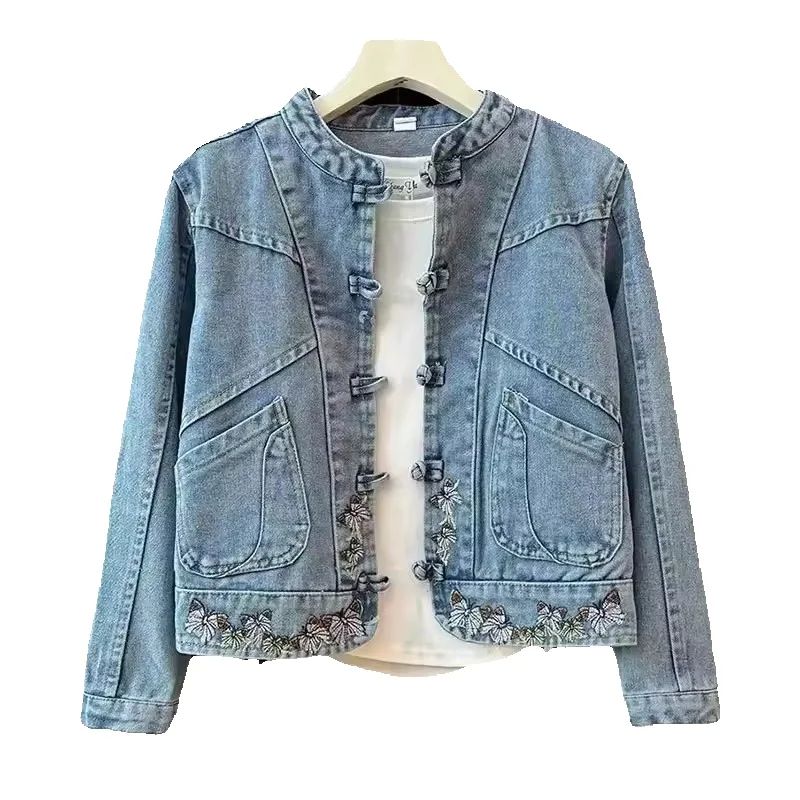 2025 Spring Autumn New Fashion - Women Fashion Jeans Top 评论和价格