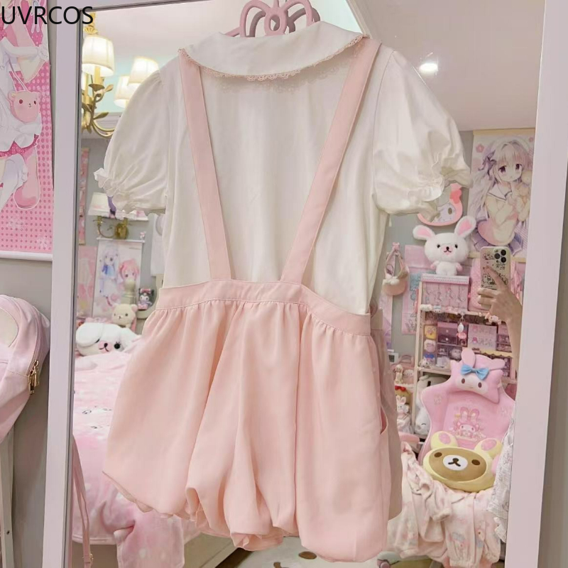 Japanese Kawaii Cute Lolita St - Women'S Fashion Overalls 评论和价格