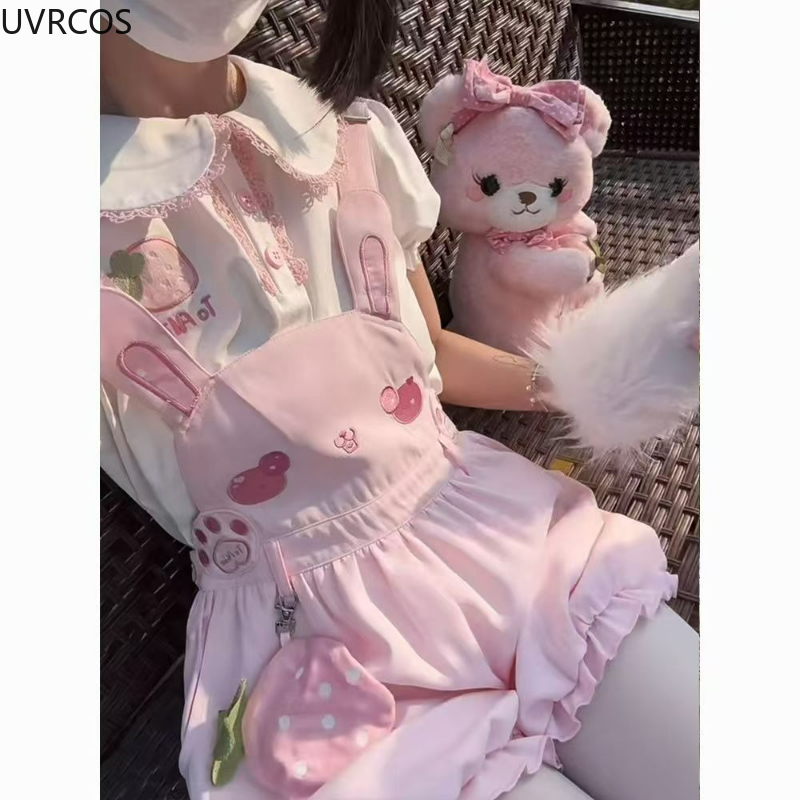 Japanese Kawaii Cute Lolita St - Women'S Fashion Overalls 评论和价格