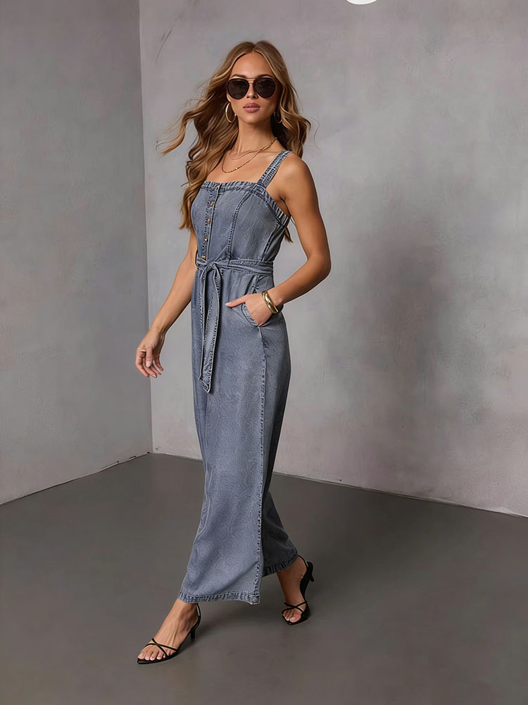 Summer Vintage Women Denim Jum - Women'S Fashion Overalls 评论和价格
