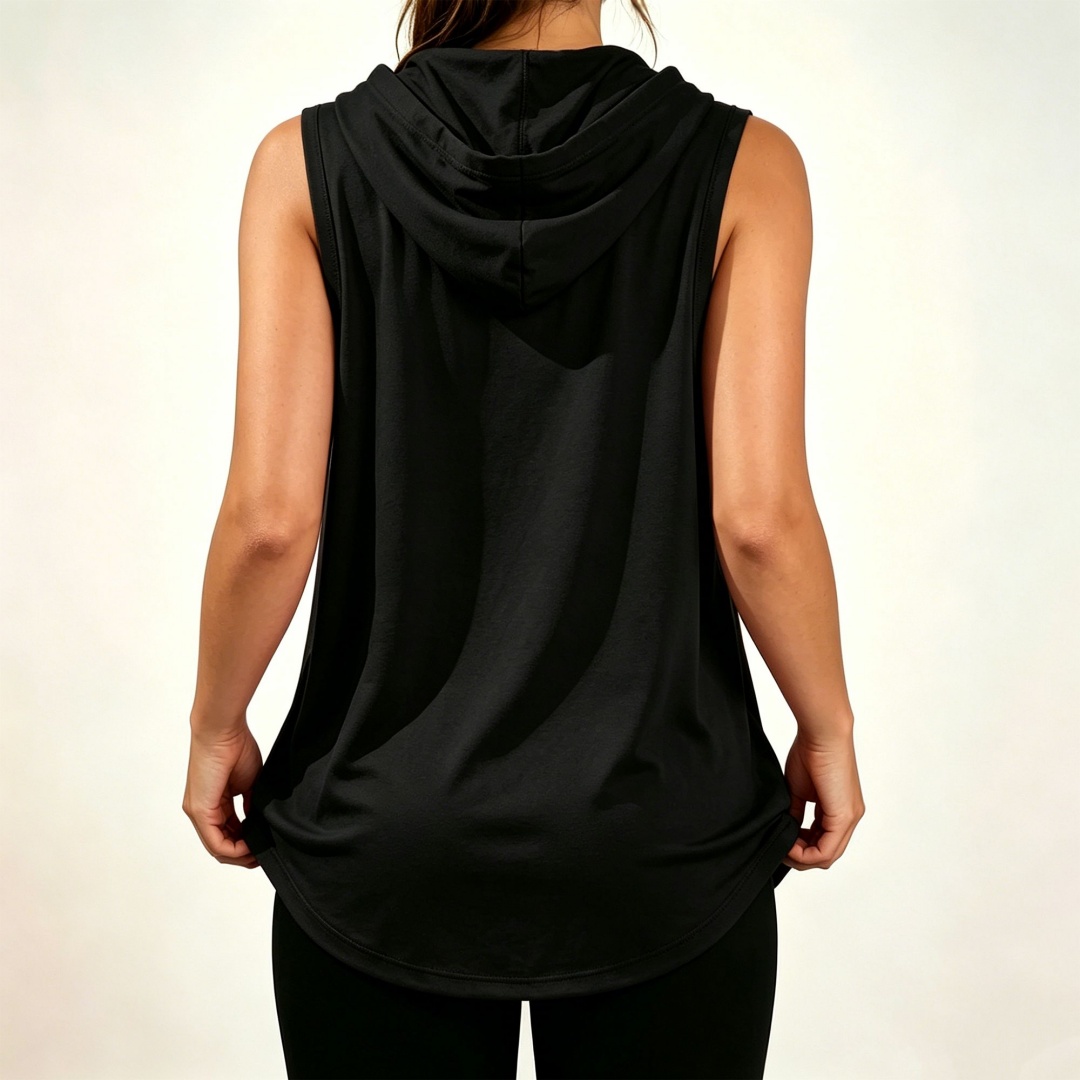 Loose-fit sleeveless hoodie fe - Hoodie Women Oversized 评论和价格