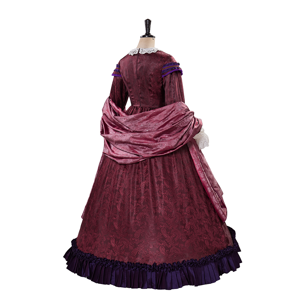 Movie Lincoln Cosplay Mary Tod - Women Fashion Gown 评论和价格