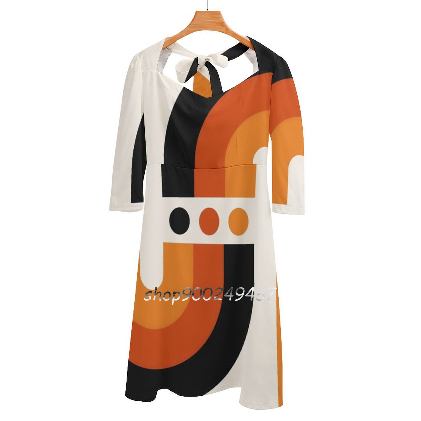 Sunset Rainbow Flare Dress Squ - Women'S Fashion Of The 60S 评论和价格