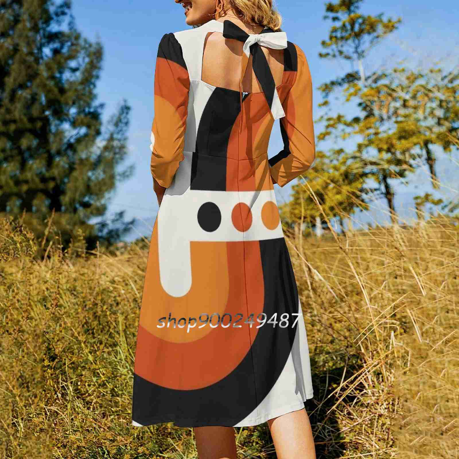 Sunset Rainbow Flare Dress Squ - Women'S Fashion Of The 60S 评论和价格