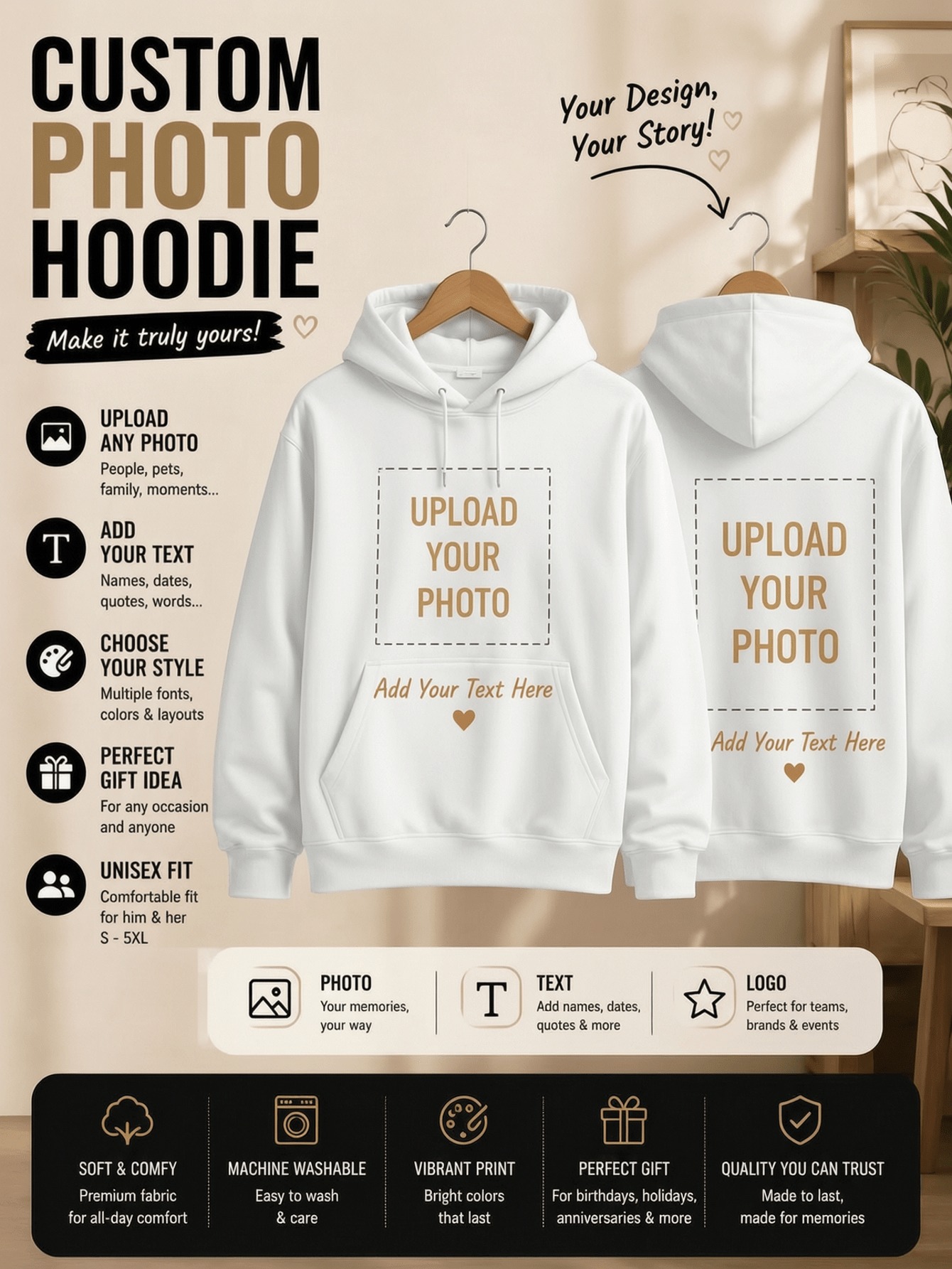 Winter Customize Womens Hoodie - Hoodie Women Oversized 评论和价格