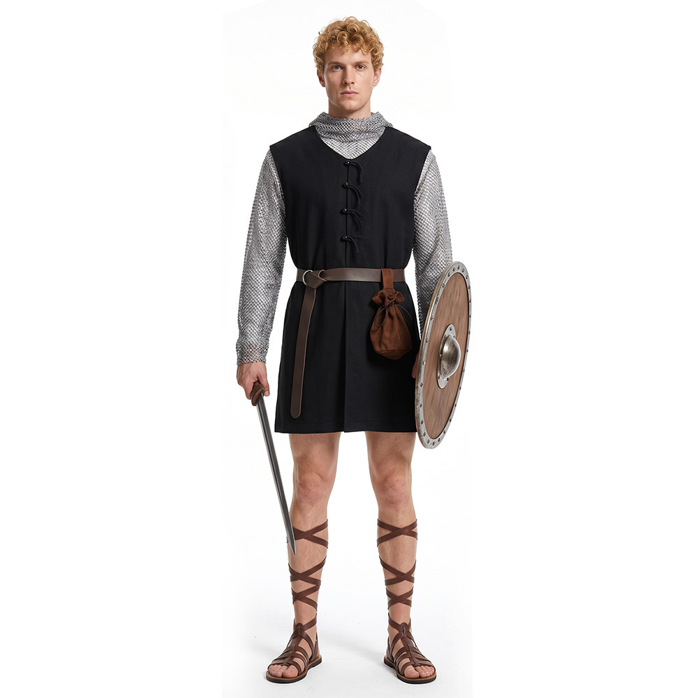 Medieval Knight Cosplay Costum - Women Fashion Vest 评论和价格