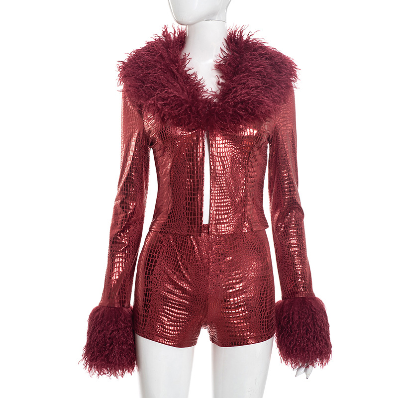 Red Serpentine Metallic Gildin - Women'S Fashion Gilded Age 评论和价格