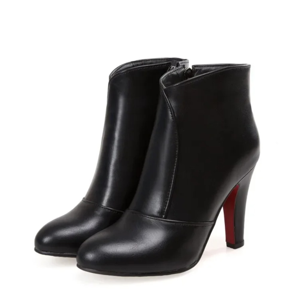 Botas De Mujer Round Toe Ankle - Women'S Fashion Riding Boots 评论和价格