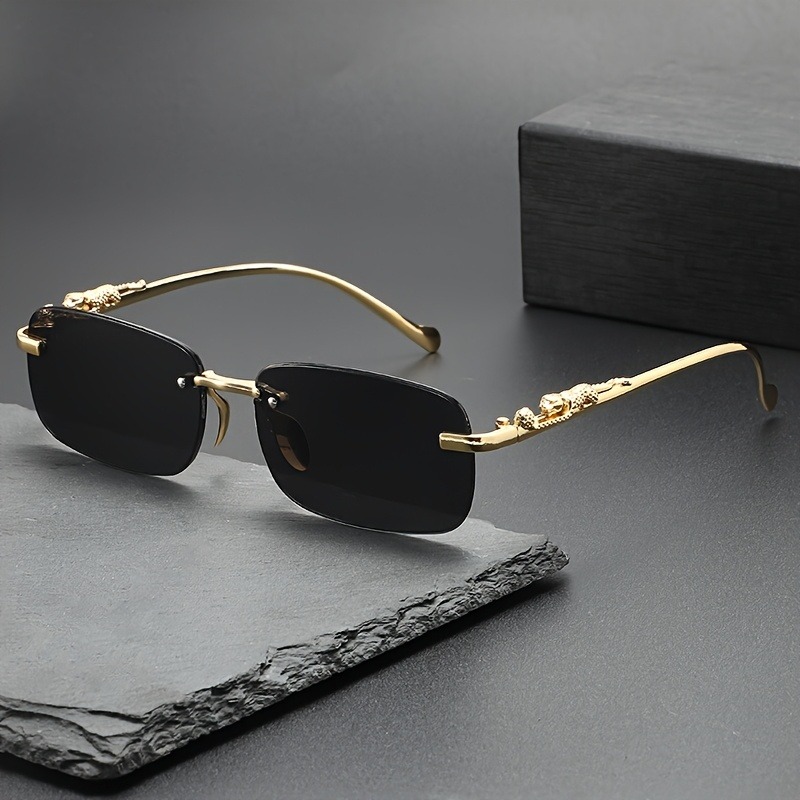 Fashion Rimless Metal Sunglass - Women Fashion Glasses 评论和价格