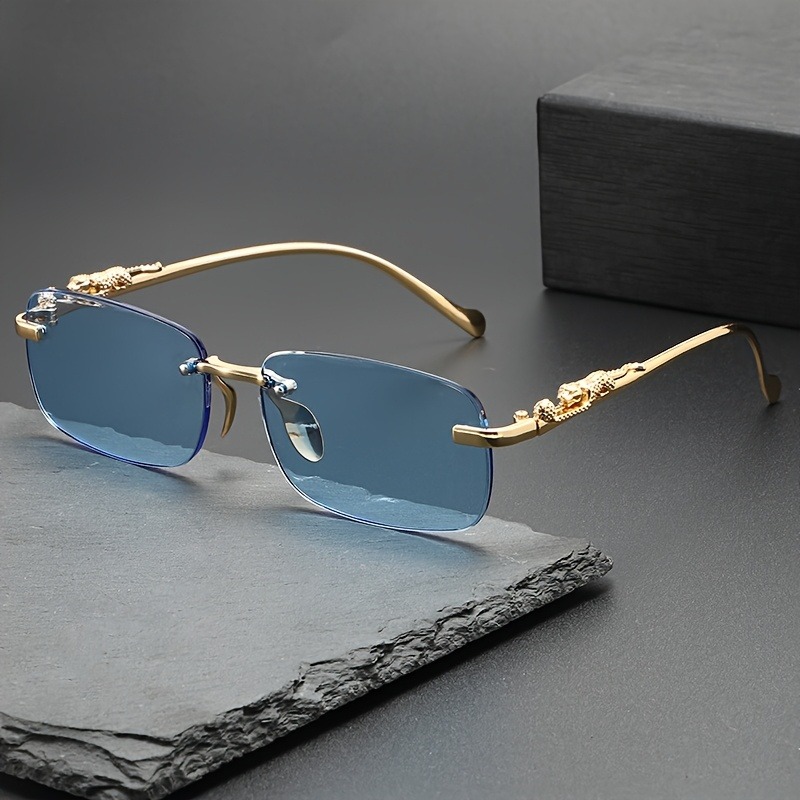 Fashion Rimless Metal Sunglass - Women Fashion Glasses 评论和价格