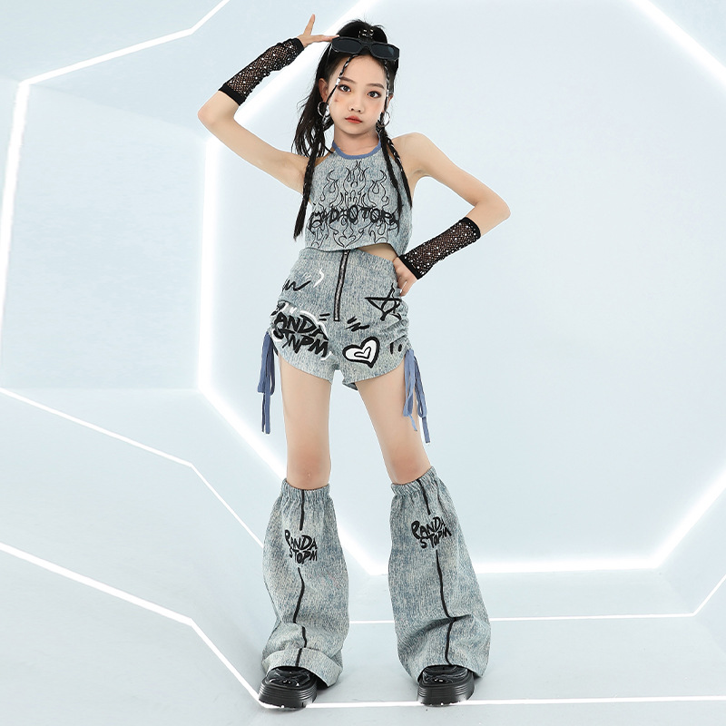 Cool Girl Hip Hop Jeans Tops F - Women Fashion Jeans Top 评论和价格