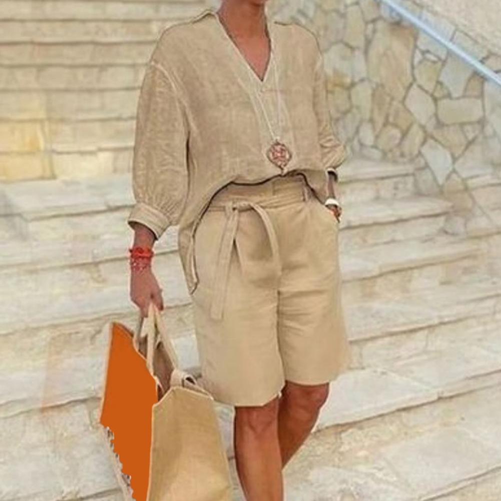 Cotton Linen Women's Two Piece - Women'S Fashion Overalls 评论和价格