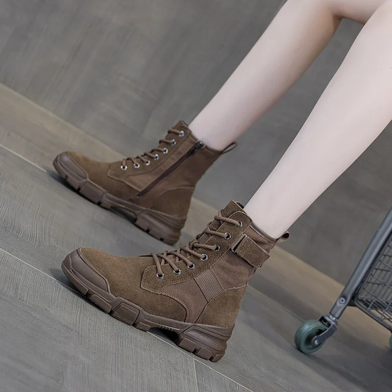 Leather Fashion Women's Boots, - Women'S Fashion Hiking Boots 评论和价格