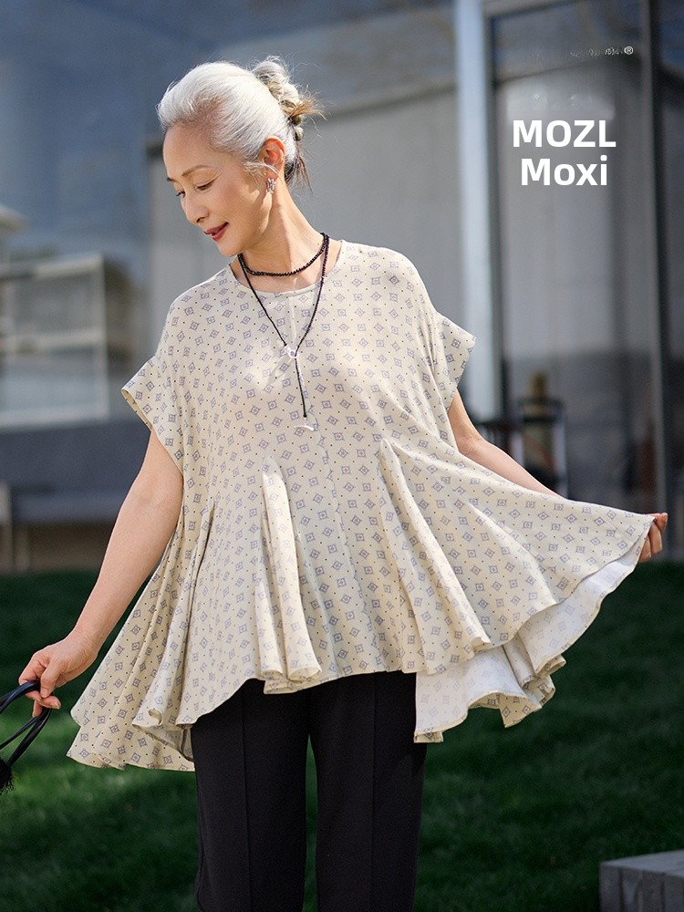 Muzhi Mid-aged Mom Summer Fash - Women'S Fashion Of The 60S 评论和价格