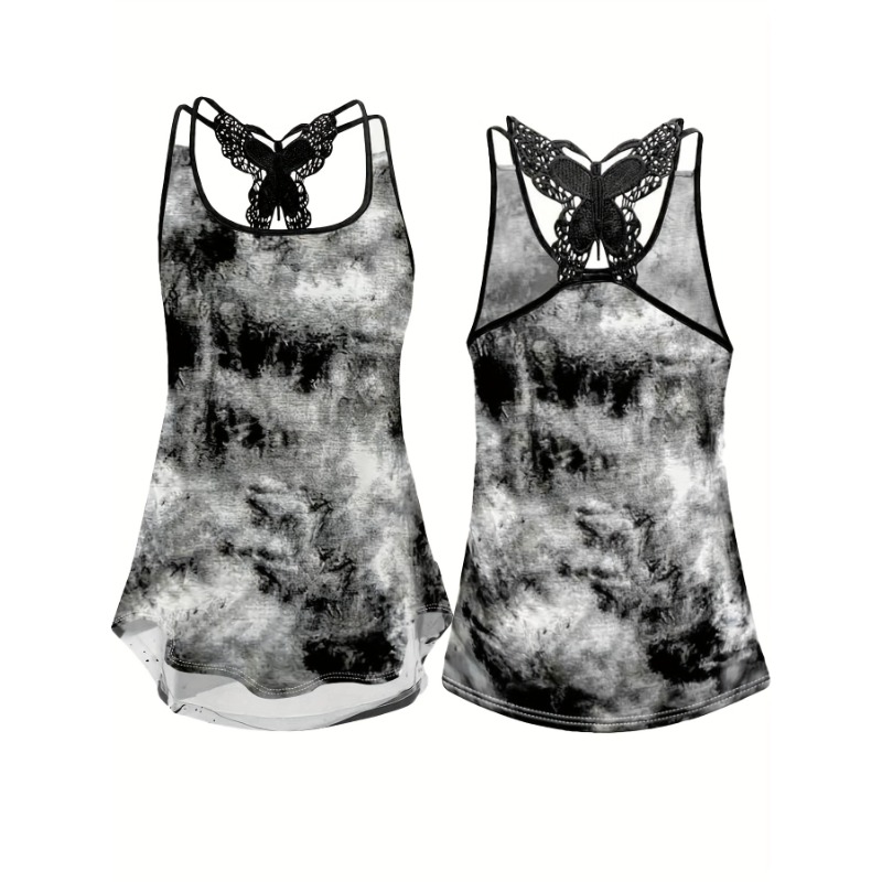 Plus Size 1XL-5XL Print Tank T - Women Fashion Vest 评论和价格