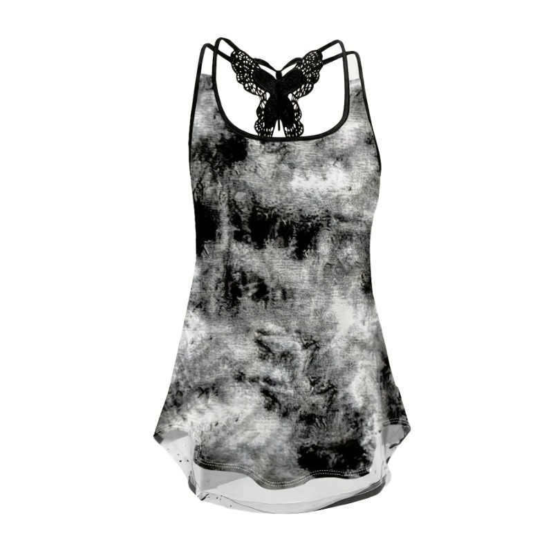 Plus Size 1XL-5XL Print Tank T - Women Fashion Vest 评论和价格