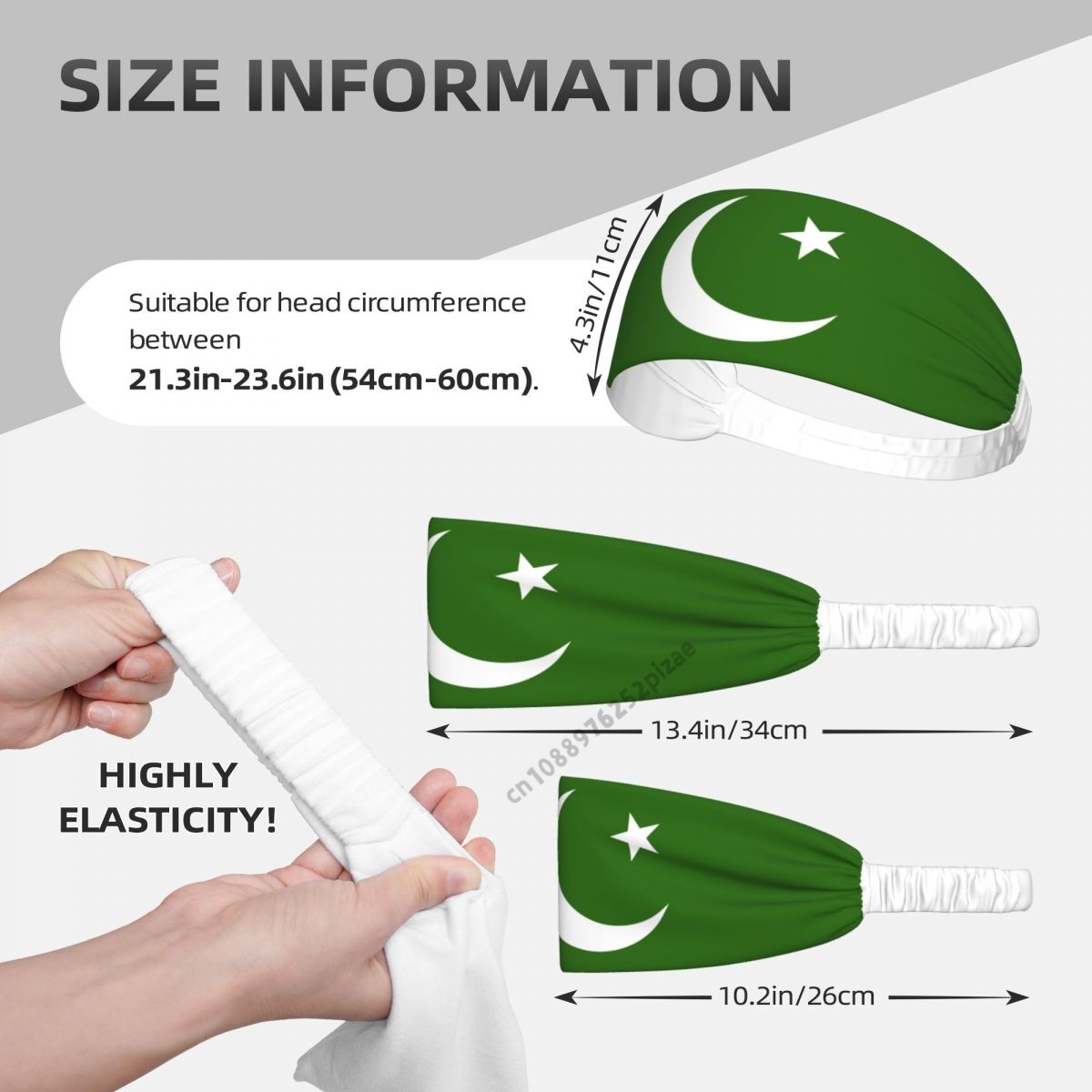 Pakistan Flag Men Women Bands  - Women Fashion Pakistan 评论和价格