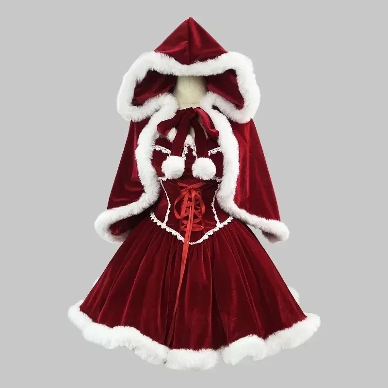 New Year Red Dress Cloak Cospl - Women Fashion Reddit 评论和价格