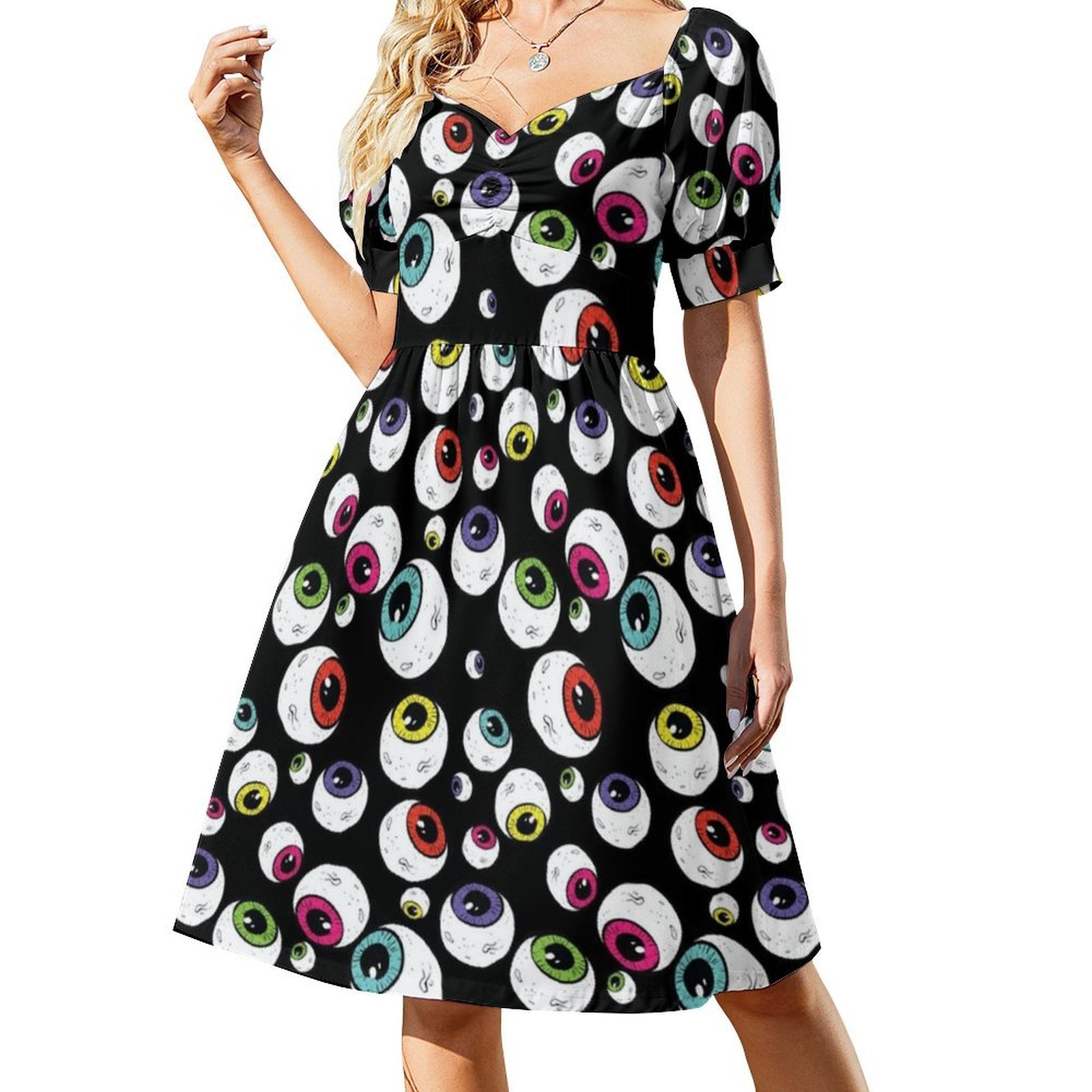 Eyes Everywhere Boho Chic Dres - Women Fashion Gown 评论和价格