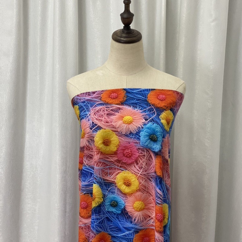 60S Silk Cotton Digital Print  - Women'S Fashion Of The 60S 评论和价格