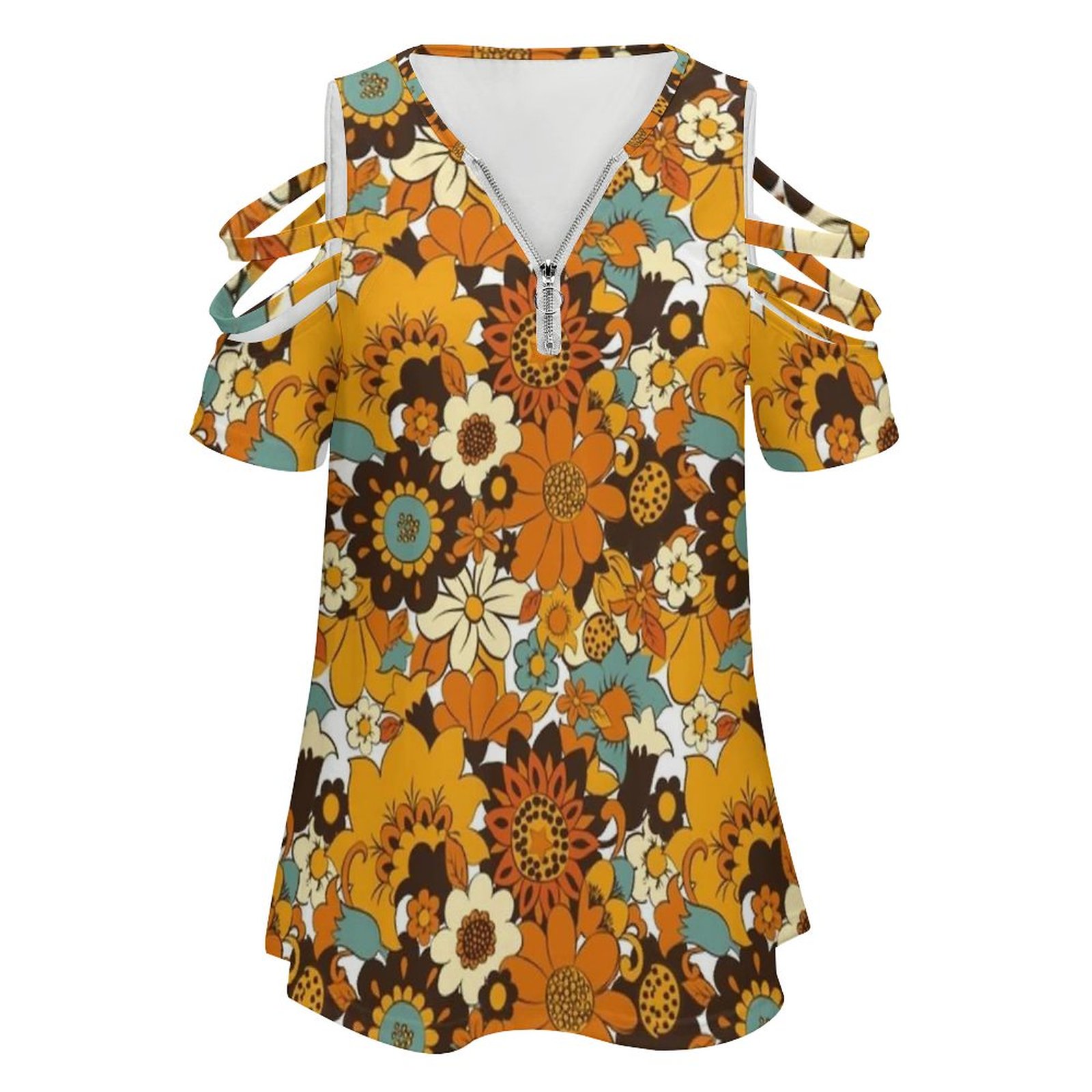 70S 60S Retro Flower Power , F - Women'S Fashion Of The 60S 评论和价格