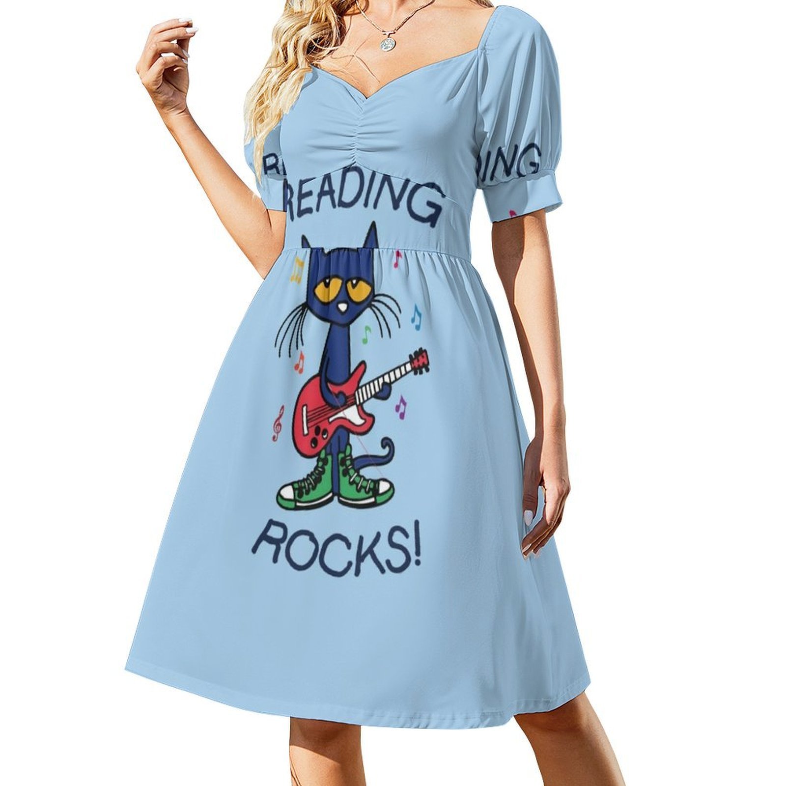 Reading Rocks ! Boho Chic Dres - Women Fashion Gown 评论和价格