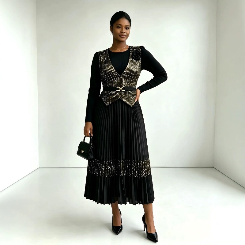 Miyake Pleated 2026 Slim Fit F - Women'S Fashion Gilded Age 评论和价格
