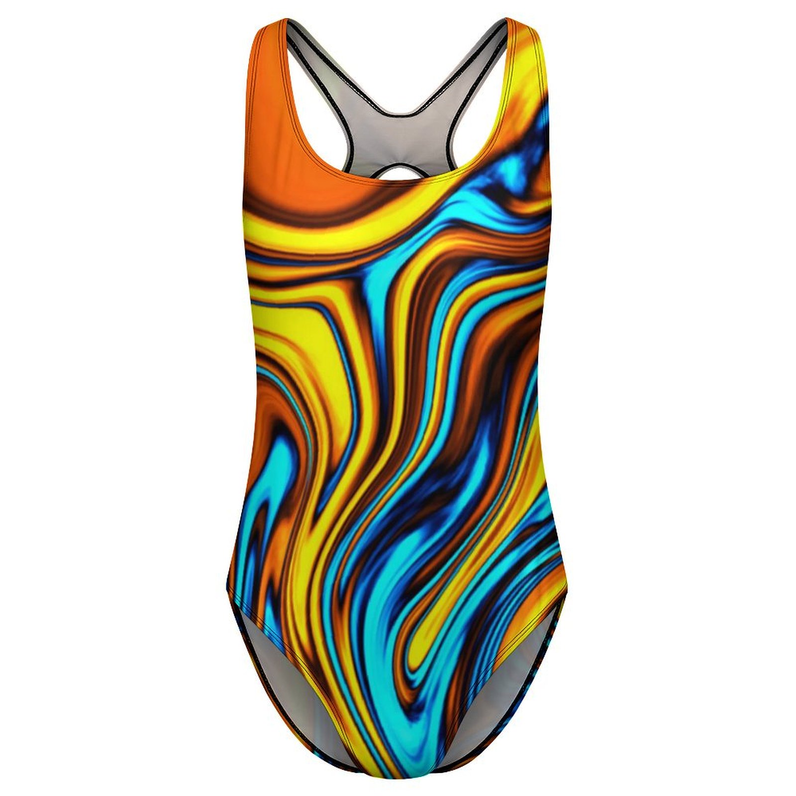 Golden Retro 60s Swimsuit Abst - Women'S Fashion Of The 60S 评论和价格