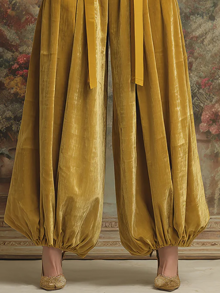 New Elegant Yellow Color Jumps - Women'S Fashion Overalls 评论和价格