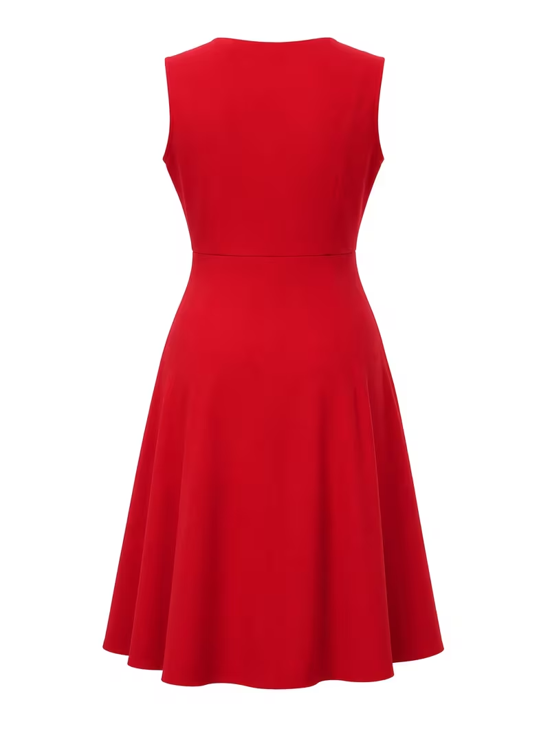 Plus Size Women Red Polka Dot  - Women Fashion Reddit 评论和价格