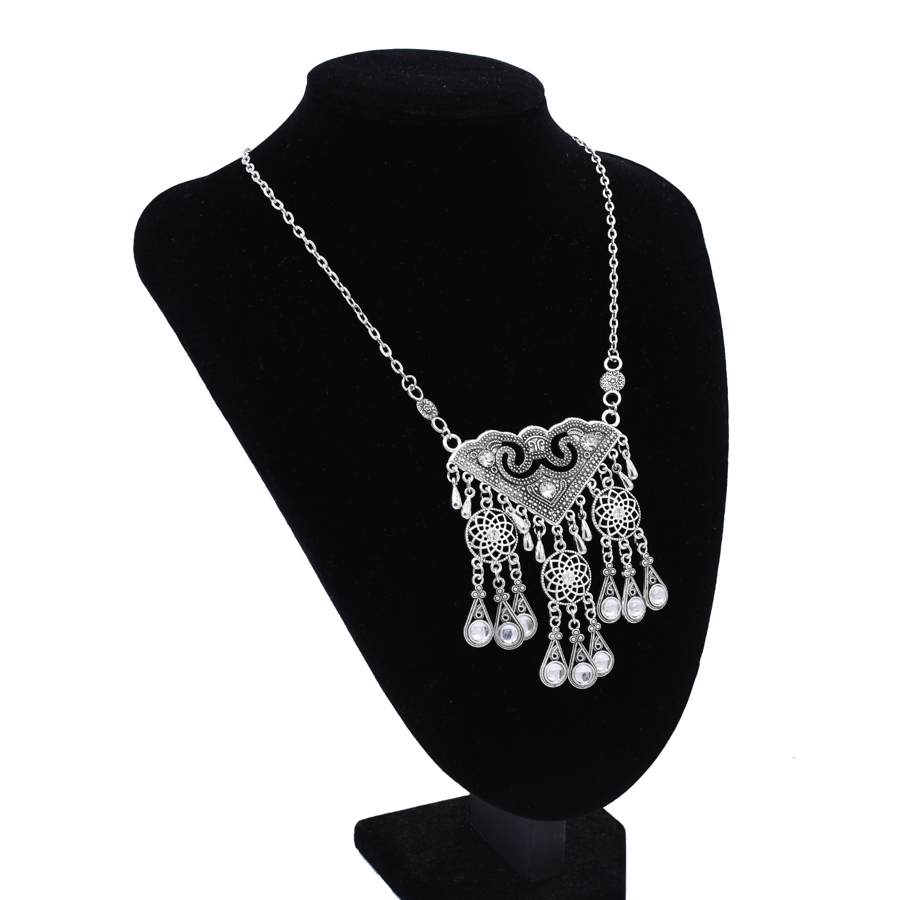 Ethnic Hollow Geometry Pendant - Women Fashion Pakistan 评论和价格
