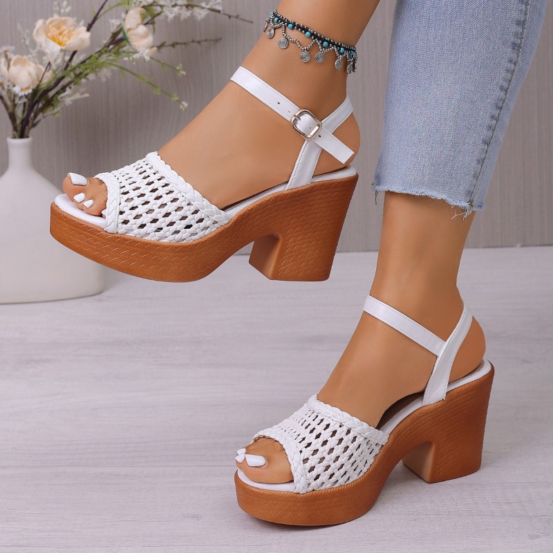 Elegant Women's Braided High H - Women'S Fashion Summer 2025 评论和价格