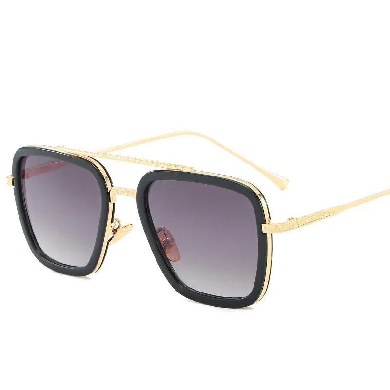 Steam Punk Tony Stark Sunglass - Women Fashion Glasses 评论和价格