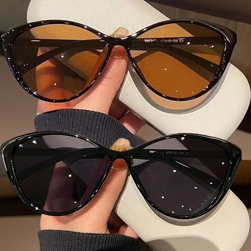 1Pc Retro Frame Cat Eye Sungla - Women Fashion Glasses 评论和价格